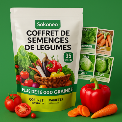 Sokoneo™ Coffret de semences de légumes – 35 variétés_ML