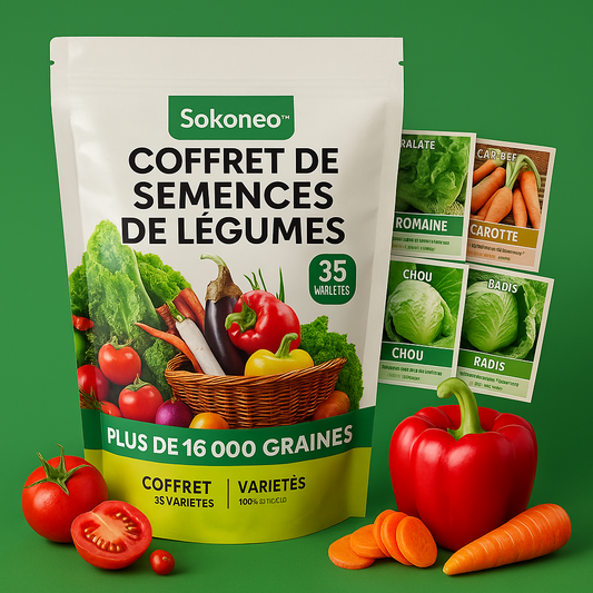 Sokoneo™ Coffret de semences de légumes – 35 variétés_ML