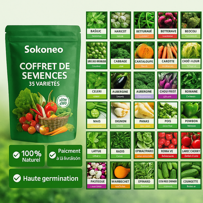Sokoneo™ Coffret de semences de légumes – 35 variétés_ML