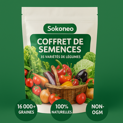 Sokoneo™ Coffret de semences de légumes – 35 variétés_ML